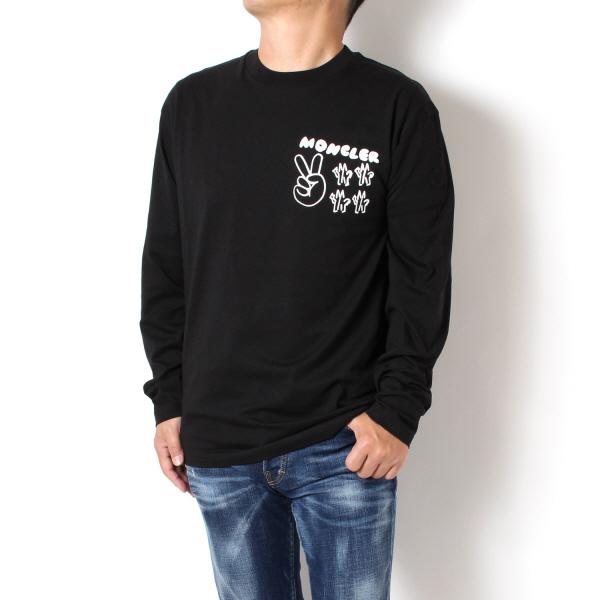 MONCLER（モンクレール） 24AWモデル メンズ ポップロゴプリント 長袖T