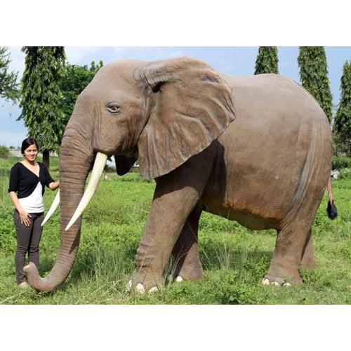 アニマルビッグフィギュア【巨大・アフリカ象】（等身大フィギュア