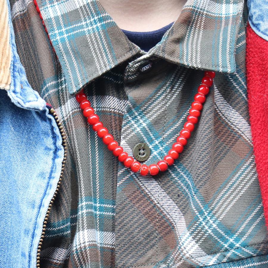 TADY&KING（タディアンドキング） 赤ビーズ一連ネックレス : TADY&KING