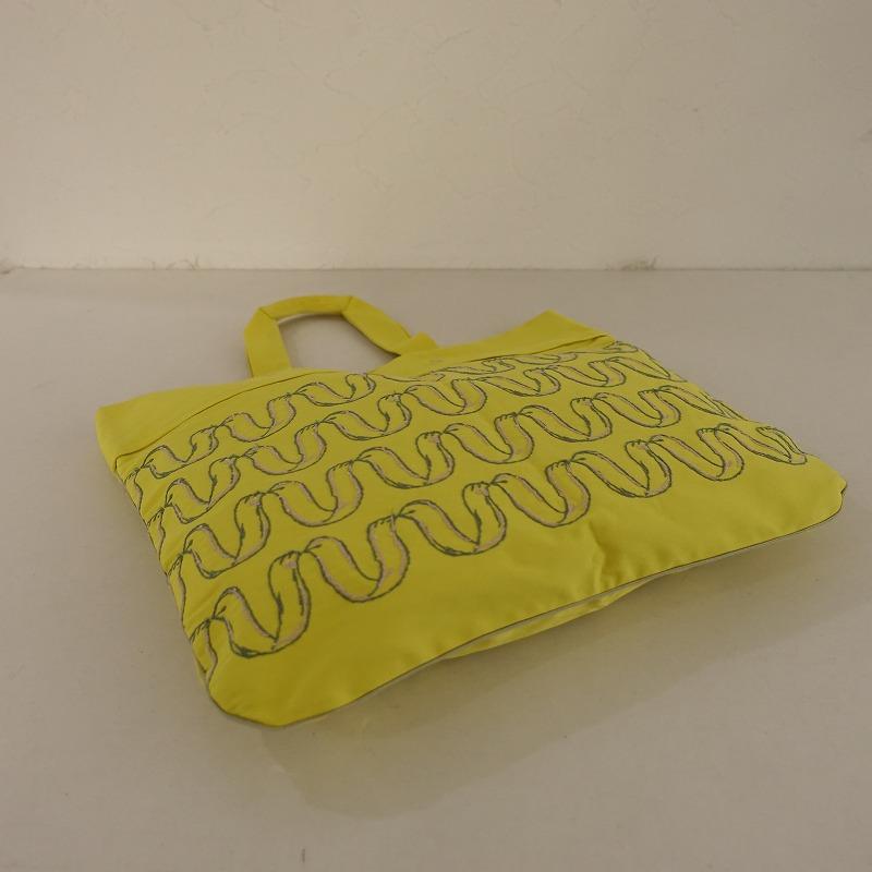 mina perhonen（ミナペルホネン） *ribbon birdレッスンバッグ*黄色