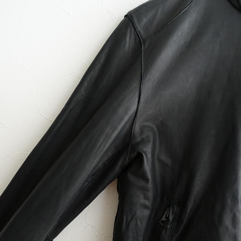 sisii（シシ） *シングルライダースレザージャケット*ブラック牛革