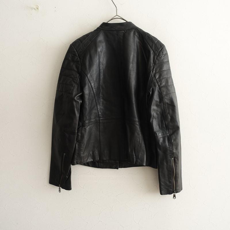 ギャップ GAP *レザージャケット*XSブラックライダースジャケット羊革