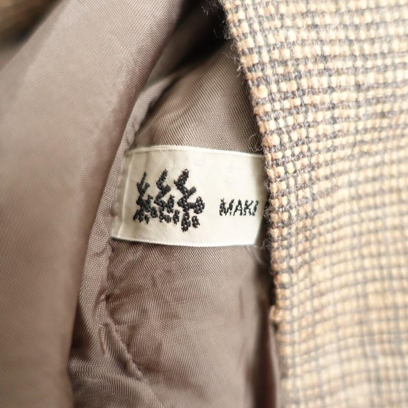 真木 テキスタイル スタジオ MAKI TEXTILE STUDIO *ジャケット