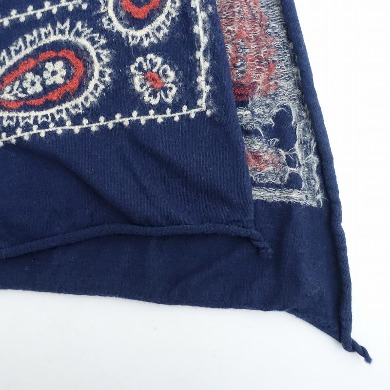 KAPITAL（キャピタル） *ペイズリー縮絨ウールマフラーストール