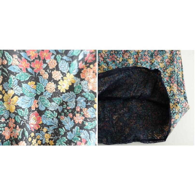 ダニエラグレジス DANIELA GREGIS *スカート*花柄リバティ綿麻1124(sk1