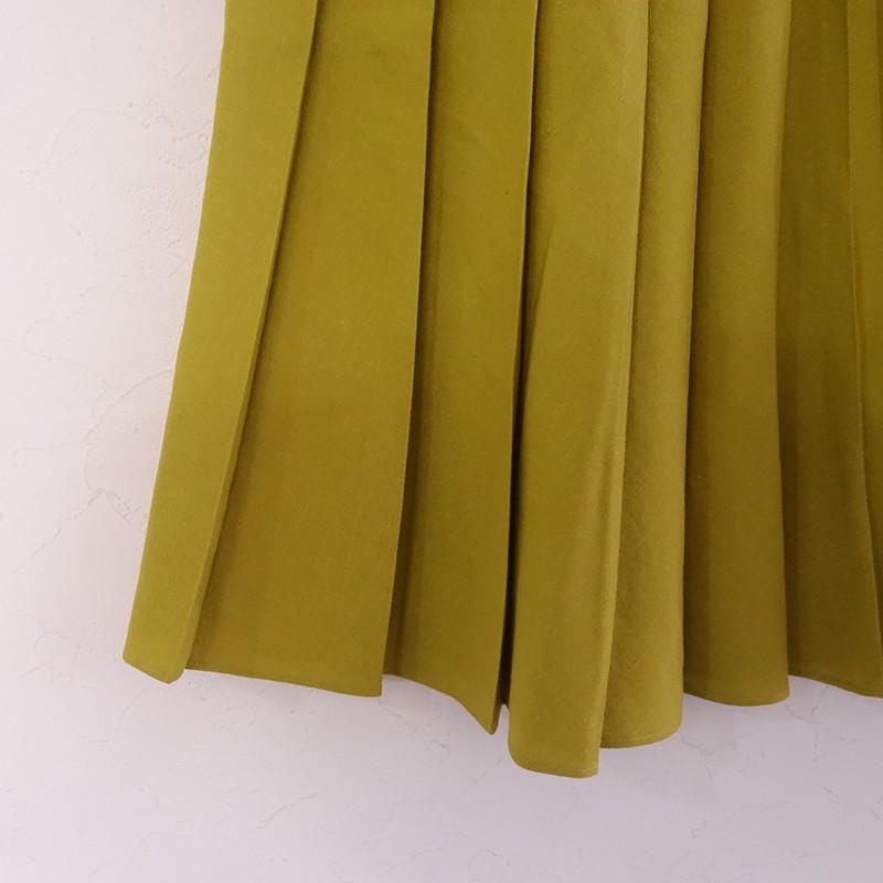 MARGARET HOWELL（マーガレットハウエル） *リネンウール混プリーツ