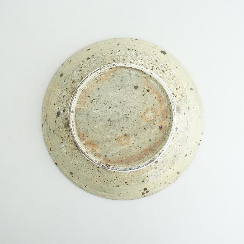 美品】ヨミヤタカシ 余宮 隆 *鎬リム皿 26cm*食器お皿作家【陶器