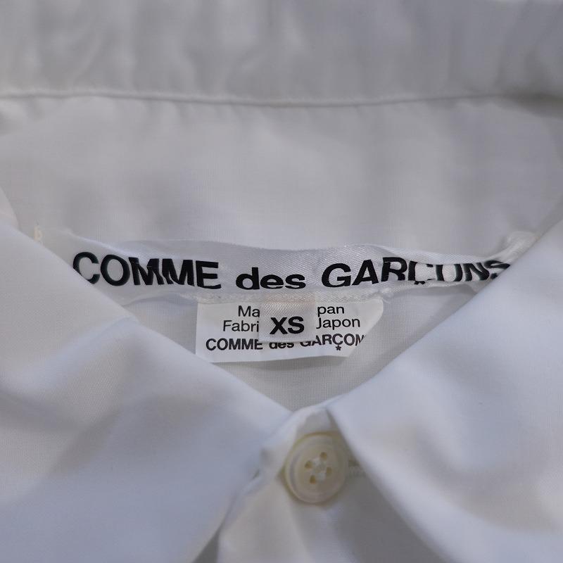 コムデギャルソン COMME des GARCONS *丸襟ロングスリーブシャツ*S長袖