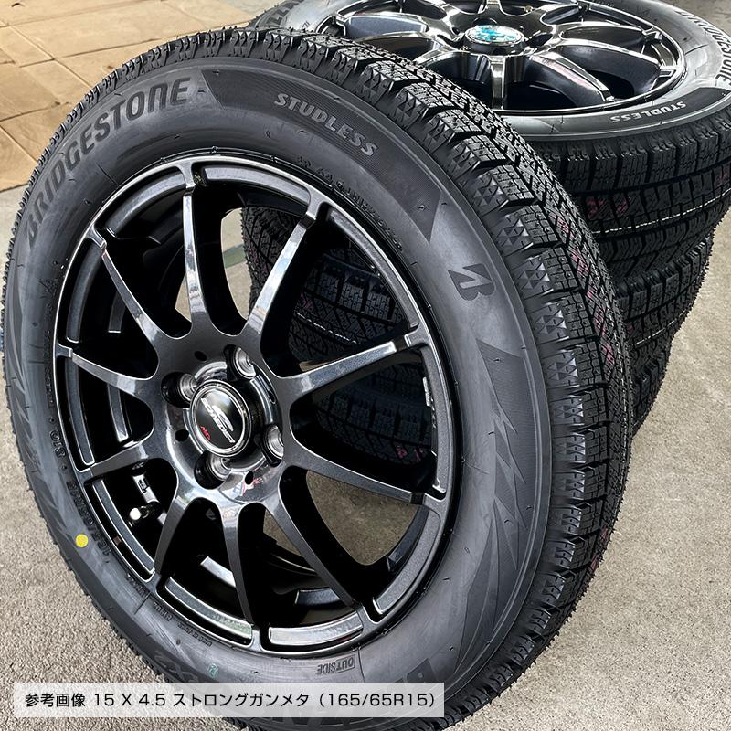 ブリザック VRX2 165/65R15 スタッグ 15×4.5J ガンメタ タフト ソリオ