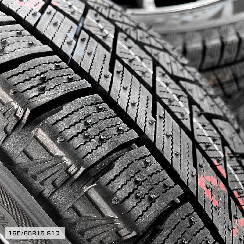 ブリザック VRX2 165/65R15 スタッグ 15×4.5J ガンメタ タフト ソリオ