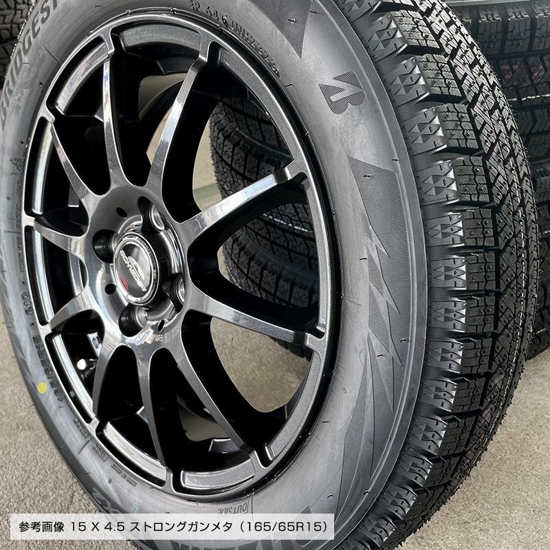ブリザック VRX2 165/65R15 スタッグ 15×4.5J ガンメタ タフト ソリオ