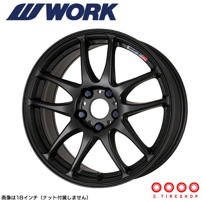 WORK WORK EMOTION CR極 18×7.5J PCD114.3 5H INSET+47 マットブラック