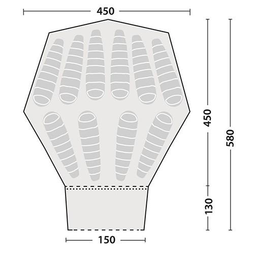 並行輸入品】ローベンス テント カイオワ ROBENS Kiowa 10人用
