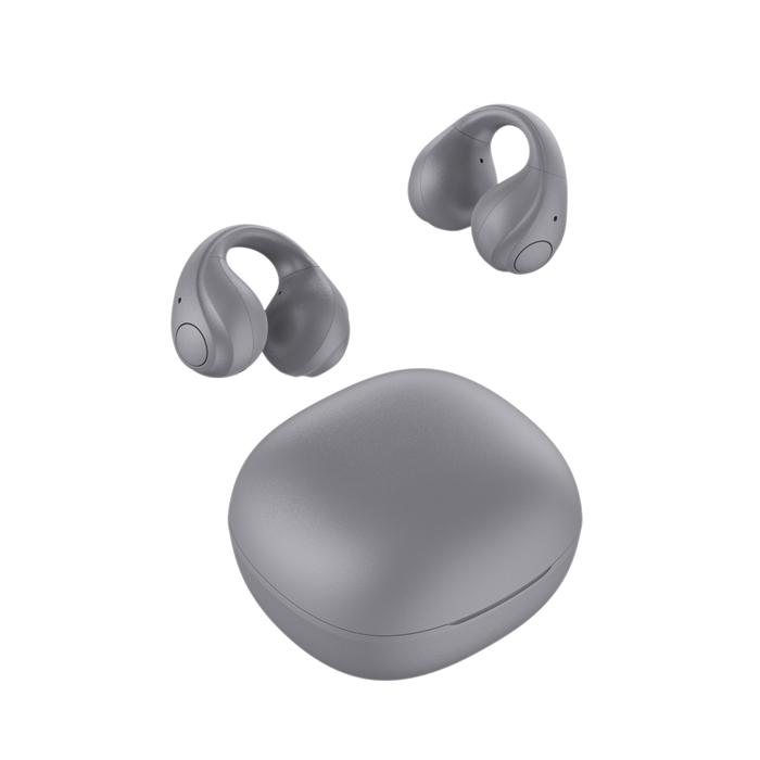 GREEN HOUSE イヤーカフ型 ワイヤレスイヤホン GH-OWSB-GY グレー