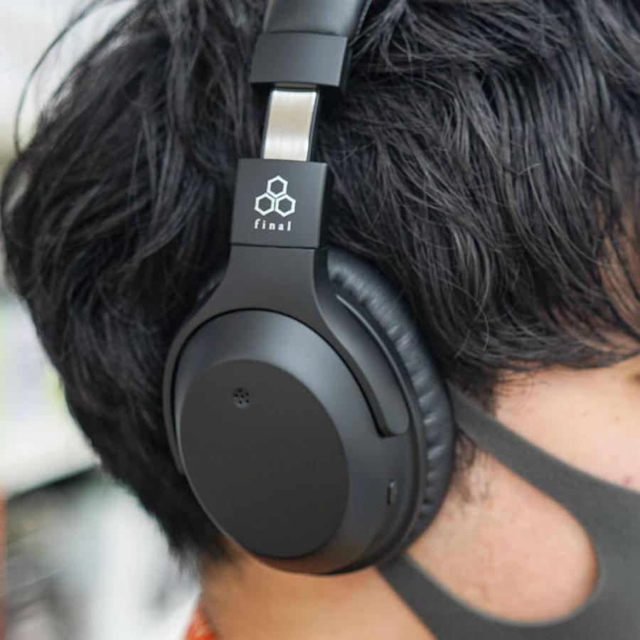 final（ファイナル） final UX2000 ブラック ヘッドホン Bluetooth