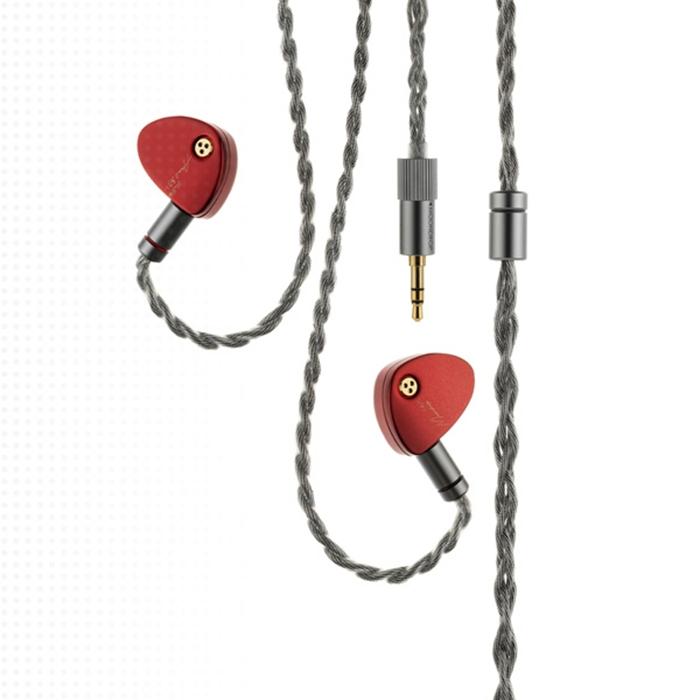 水月雨 (MOONDROP) Aria 2 真紅 有線イヤホン イヤホン 有線 密閉型