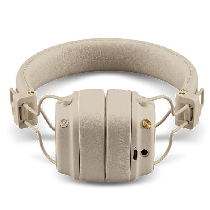 MAJOR Marshall Major V Cream ワイヤレスヘッドホン 折り畳み可能