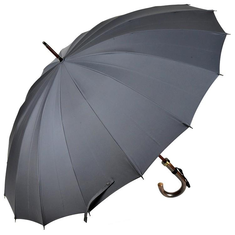 傘 メンズ 長傘 前原光榮商店 16本骨 雨傘 晴雨兼用傘 NEW TRAD-16