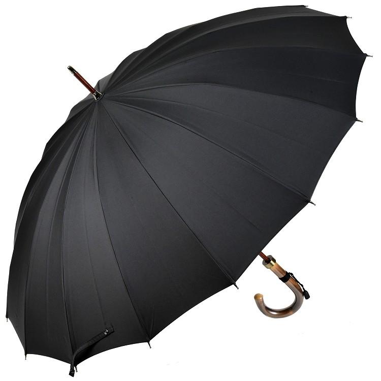 傘 メンズ 長傘 前原光榮商店 16本骨 雨傘 晴雨兼用傘 NEW TRAD-16