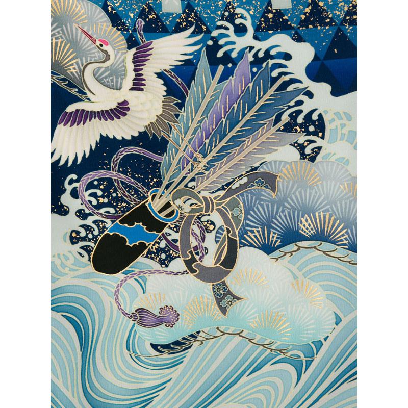 乙葉 七五三着物フルセット(ブルー系)|男の子(5歳) E-5-072 : e-きもの