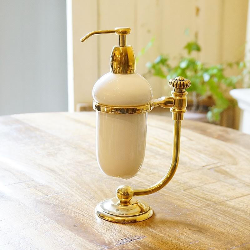イタリア製 ソープディスペンサー おしゃれ 陶器 イタリアンクラシック