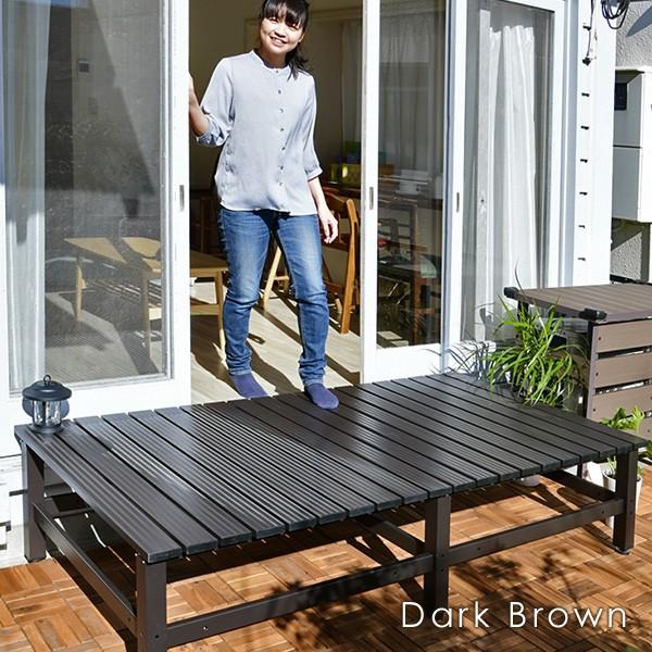 山善（YAMAZEN） アルミデッキ ガーデンファニチャー DXB-180(GY