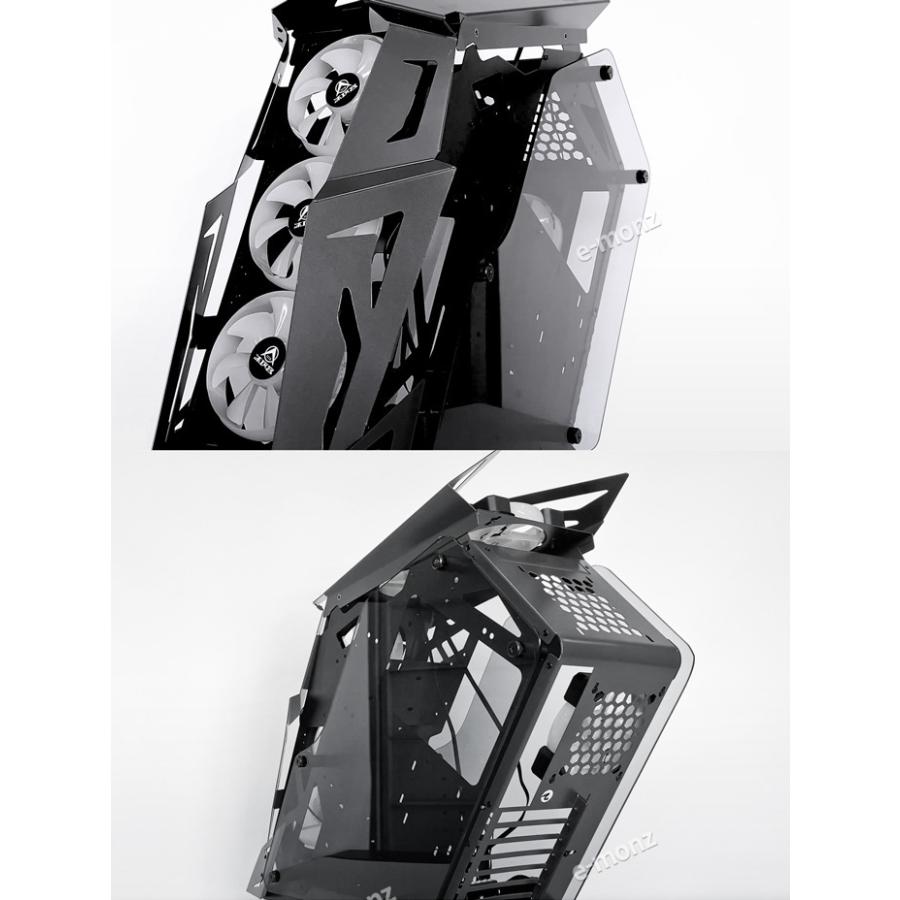 PCケース ゲーミング ATX MicroATX MiniITX ミドルタワー 【 烏城