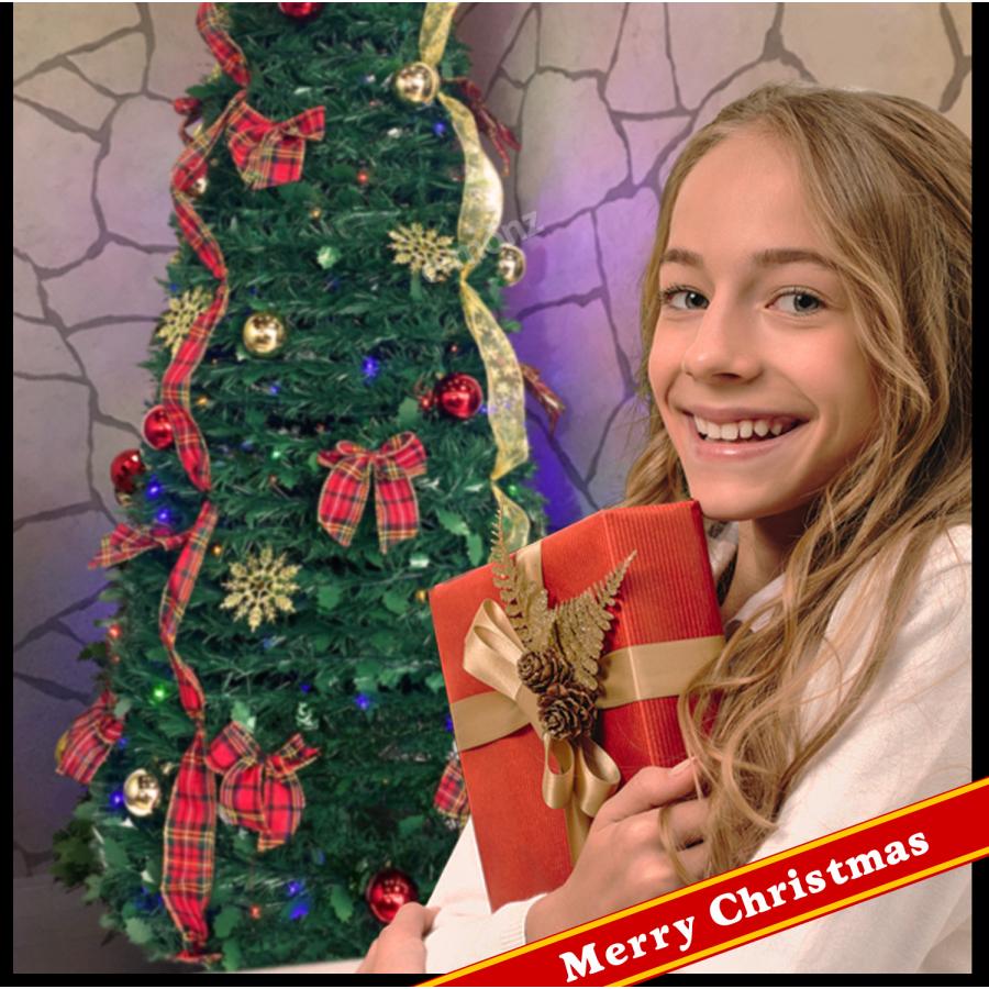 超速組立 クリスマスツリー 【 ワン・ツー・ツリー レッドリボンタイプ