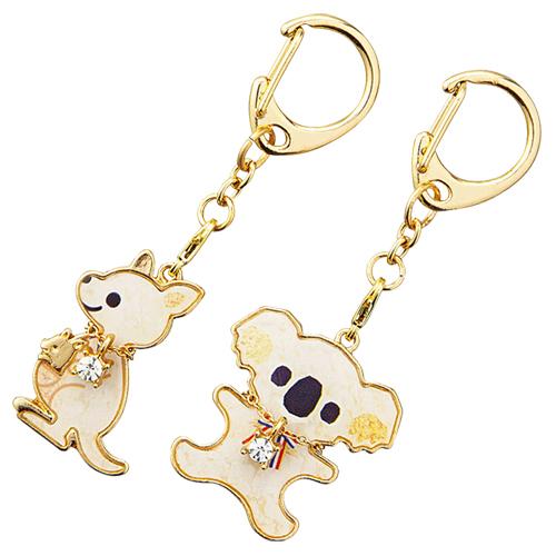 オーストラリア お土産 コアラ＆カンガルーチャーム｜ファッション小物