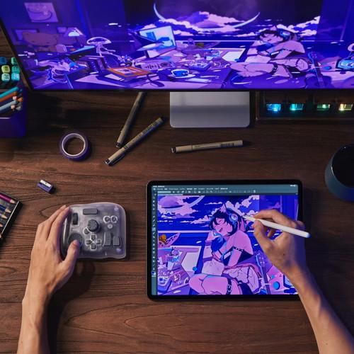 TourBox Elite Plus 左手 デバイス キ ーボード Bluetooth adobe Windo