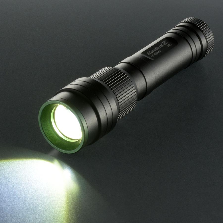 懐中電灯 LED USB充電式 防水ライト スマホに充電 ラディウスZ 480