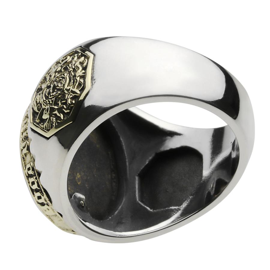 シルバーリング 指輪 メンズ メキシカン 聖母マリア 太め ごつめ