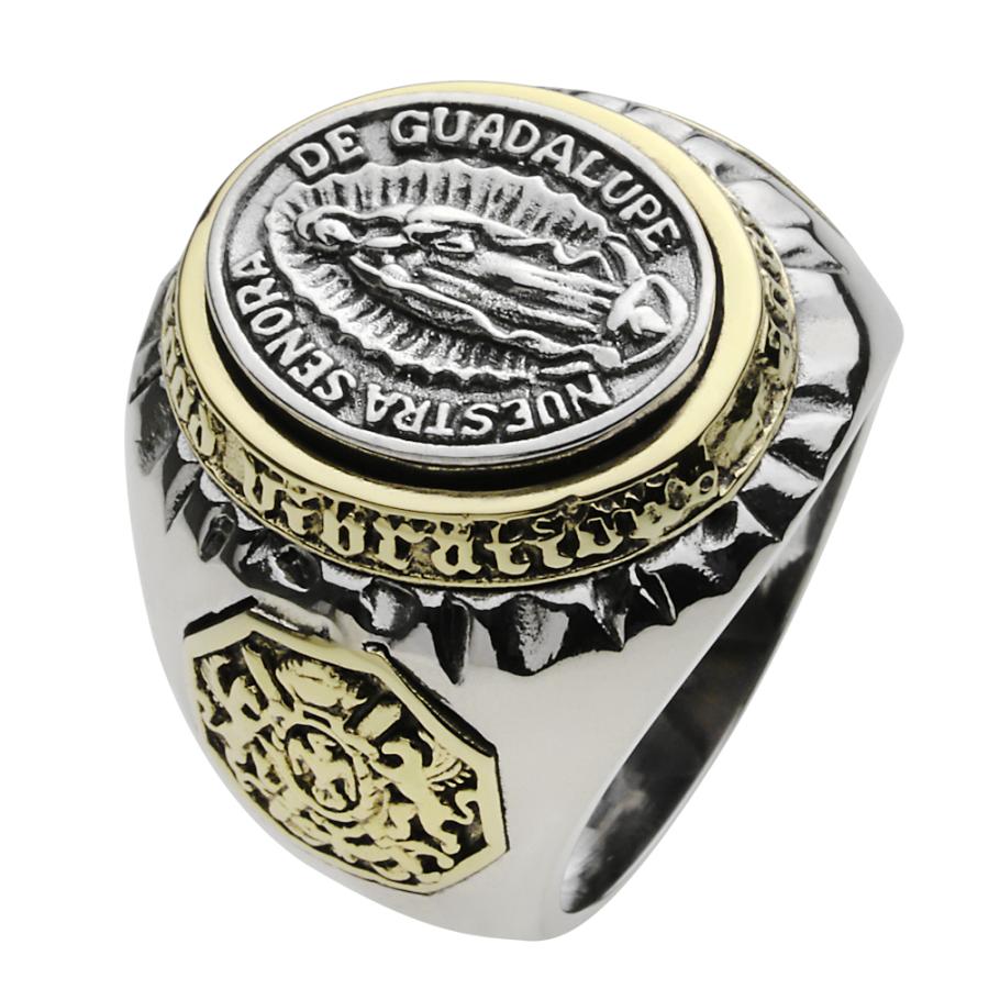 シルバーリング 指輪 メンズ メキシカン 聖母マリア 太め ごつめ