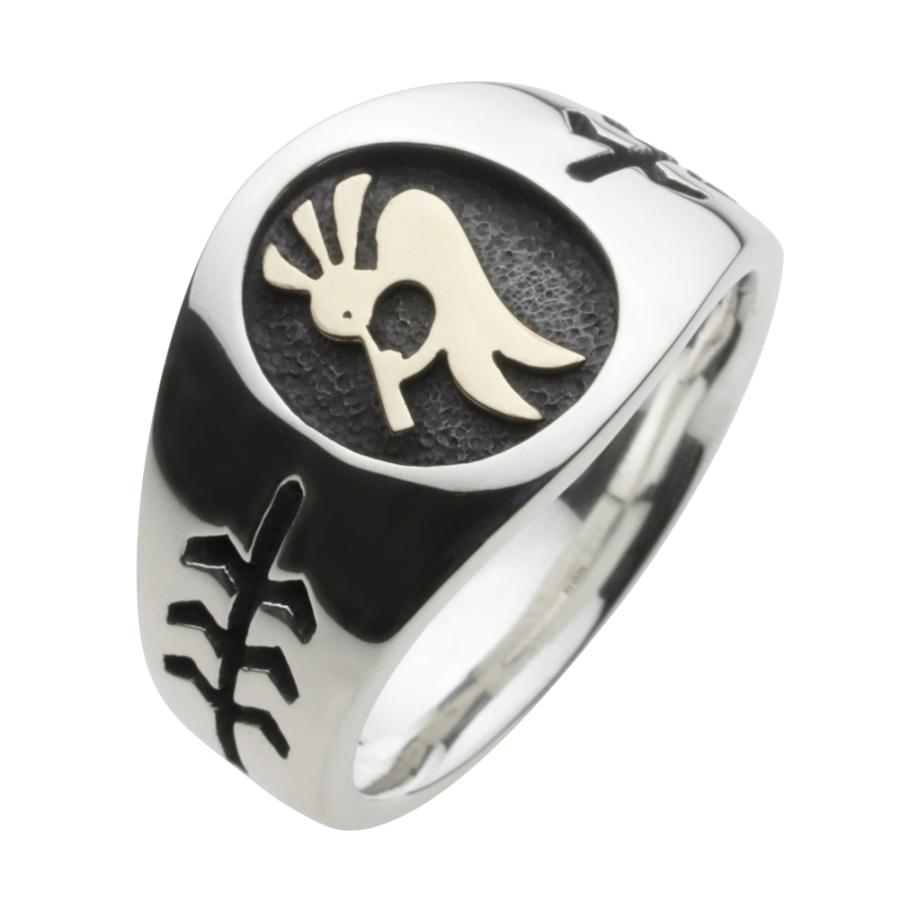 シルバーリング 指輪 メンズ ココペリ ネイティブ インディアン