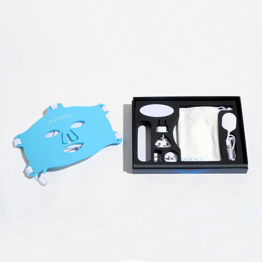 正規代理店】赤色LED 美顔器 赤外線 美容マスク HIGHERDOSE 赤外線