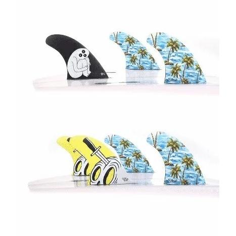 送料無料 Lサイズ 75Kg - 90Kg GORILLA FIN FCS2 PC TRI QUAD