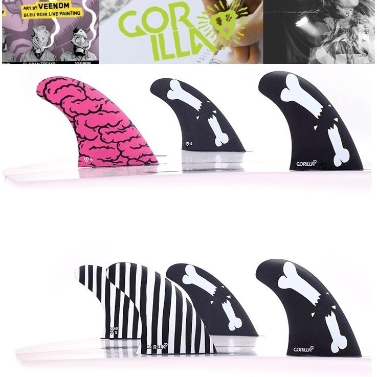 送料無料あり FCS2 GORILLA FIN TRI QUAD サーフィン ゴリラフィン