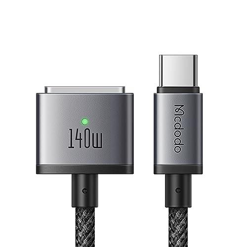 Mcdodo 140W USB-C to Mag-safe 3 磁気充電ケーブル 2m 140W急速充電