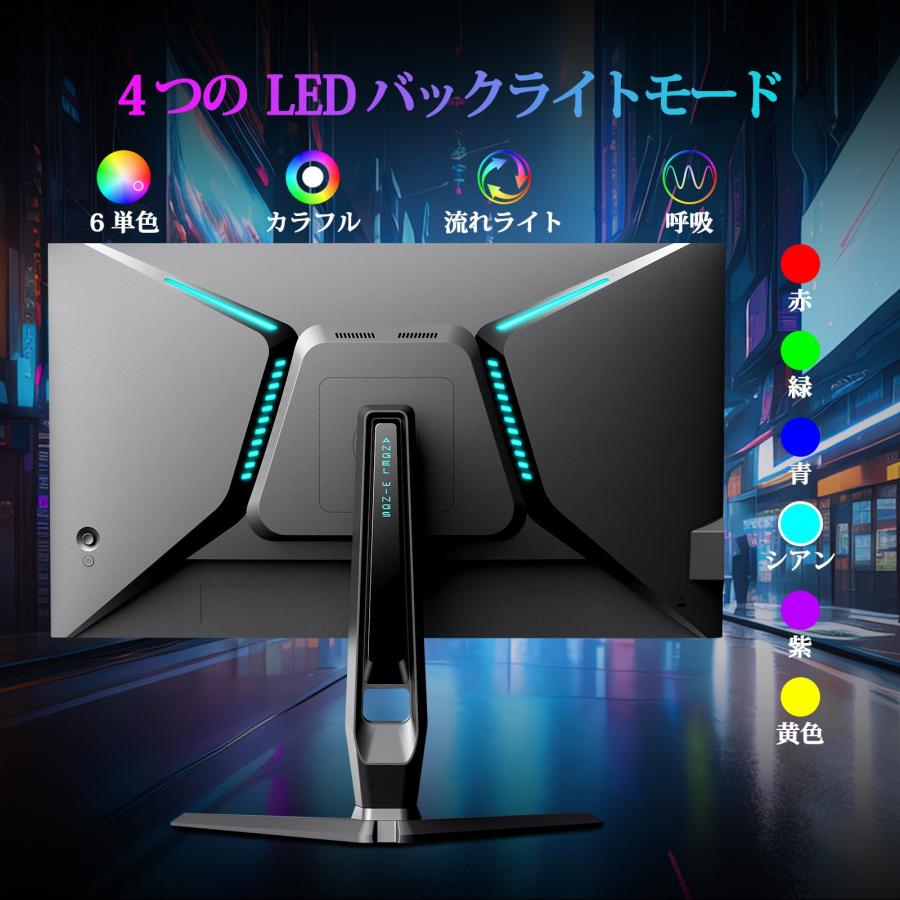 Minifire ゲーミングモニター 27インチ 最大240Hz QHD(2560x1440) 130