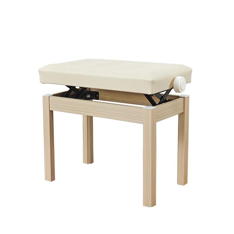 RAKU ピアノ椅子 ピアノイス イス ベンチタイプ 高さ微調整可能 幅56.5