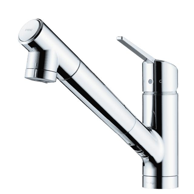 タカギ JY296MN-9NTF シングルレバー混合栓（ワンホール） 蛇口一体型