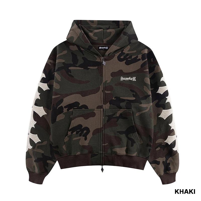 SUPPLIER（サプライヤー） パーカー フーディー トップス 迷彩