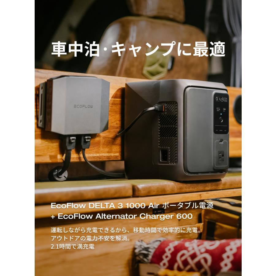 ECOFLOW 新発売！ポータブル電源 大容量 DELTA 3 1000 Air + 600W