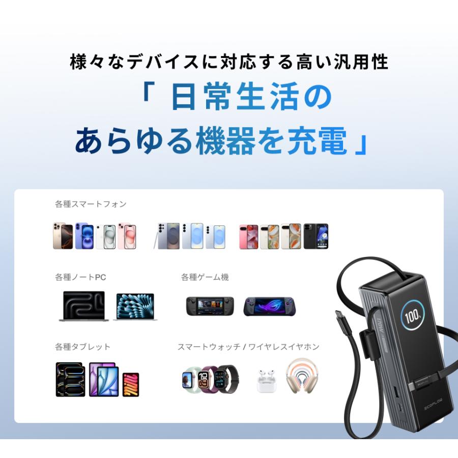 ECOFLOW EcoFlow RAPID Power Bank 25000mAh 最大合計170W出力 USB-C