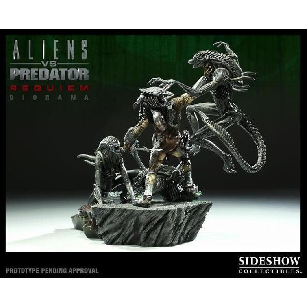 サイドショウ AVP2 プレデターウルフ 1/1 バイオマスクレプリカ サイド