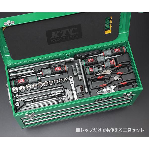 KTC KTC 9.5sq. 92点工具セット マラカイトグリーン SK39224XMLGREM