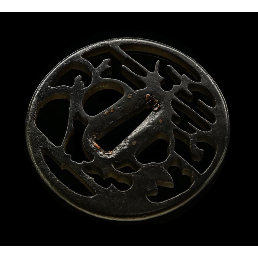 鍔・鐔 古赤坂 雲月夜景透鍔【特別保存刀装具】刀装具 日本刀 刀剣