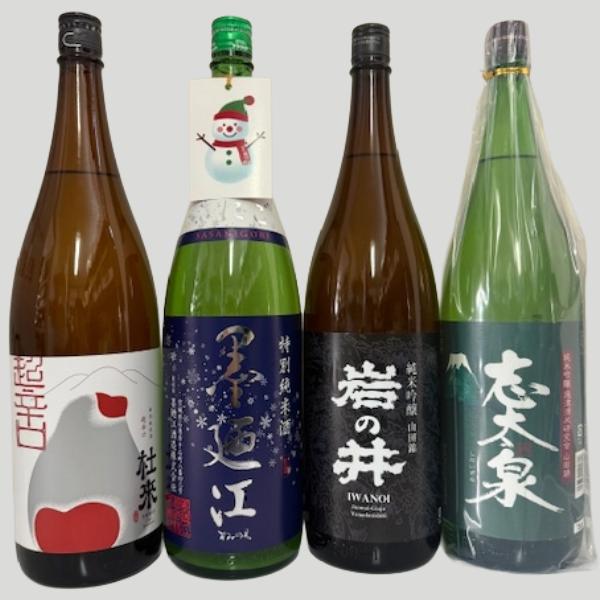 選べる4銘柄】日本酒6本セット 1800ml×6本 数量限定！！！ : ELUA