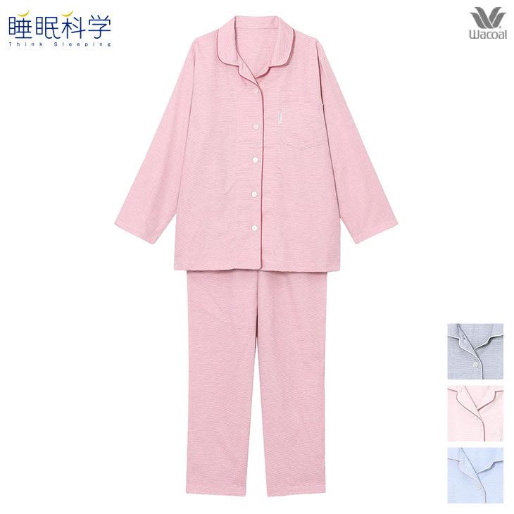 WACOAL（ワコール） 睡眠科学 レディース シャツパジャマ ルームウェア