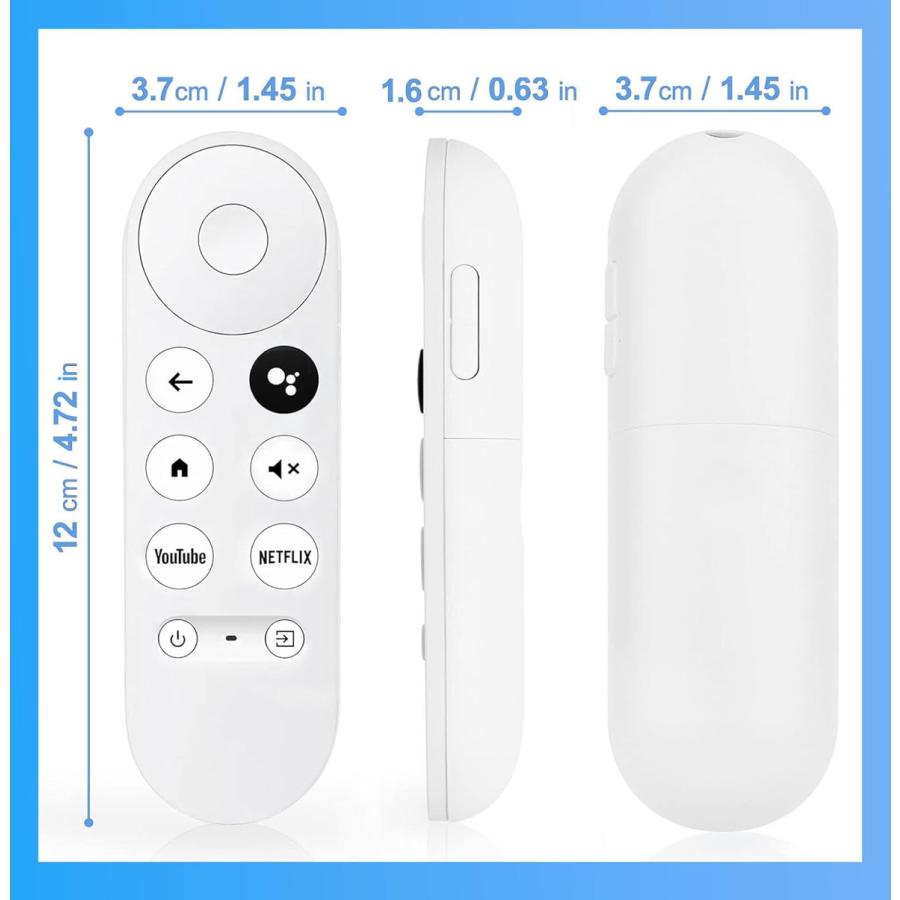 2025年最新 Google Chromecast 4K 対応 アップグレード音声リモコン